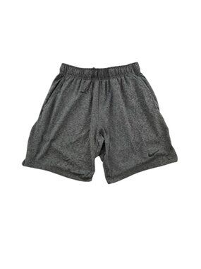 Nike Dri-FIT Mens Medium Gray Heather Athletic Shorts